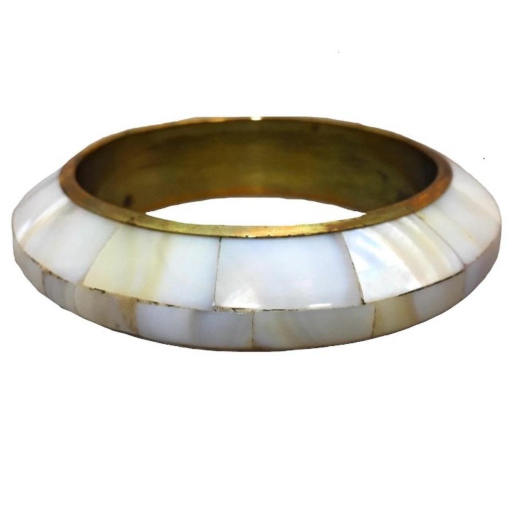 Bracelet Mother of Pearl Bangle - Picture 1 of 7